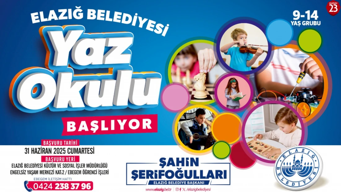 Elazığ Belediyesi Yaz Okulu Başlatıyor ve “Mutlu Eşler, Mutlu Aile, Mutlu Toplum” Söyleşisiyle Aileyi Güçlendiriyor