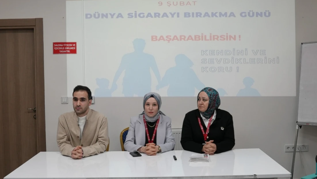 Elazığ’da Sigarayı Bırakma Günü’nde Sağlıklı Yaşam Vurgusu