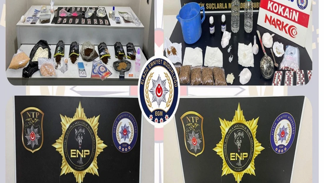 Elazığ’da Uyuşturucu Operasyonu: 20 Tutuklama