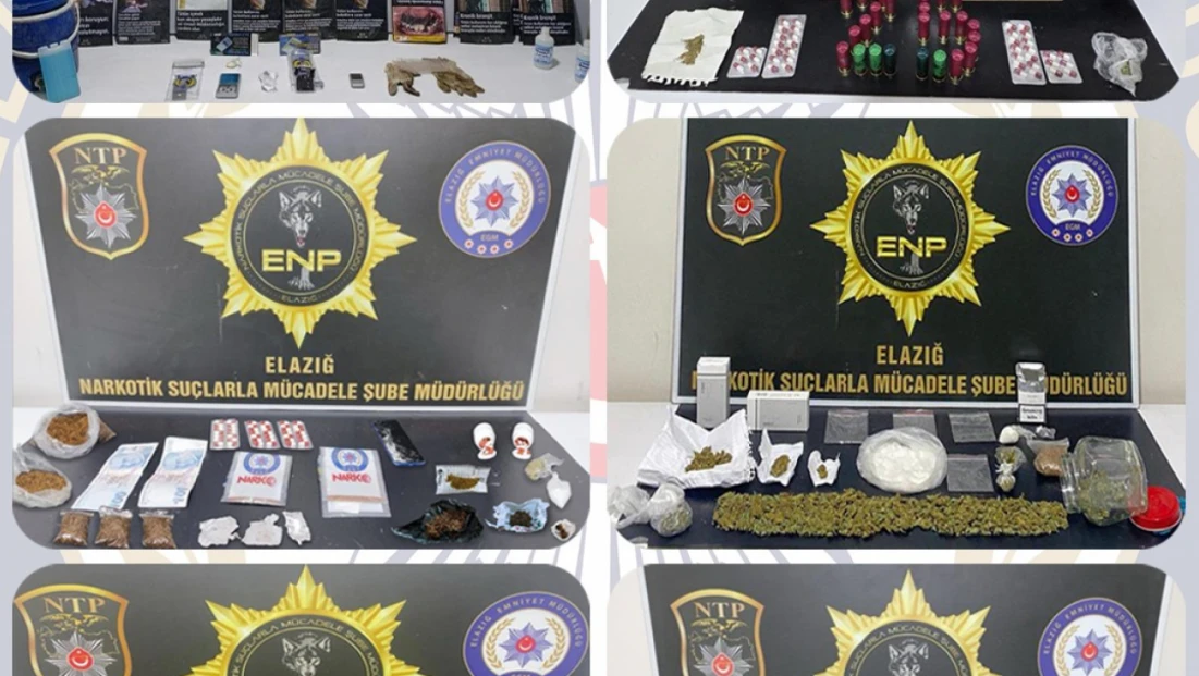 Elazığ’da Uyuşturucuya Geçit Yok: Son Bir Ayda 19 Tutuklama