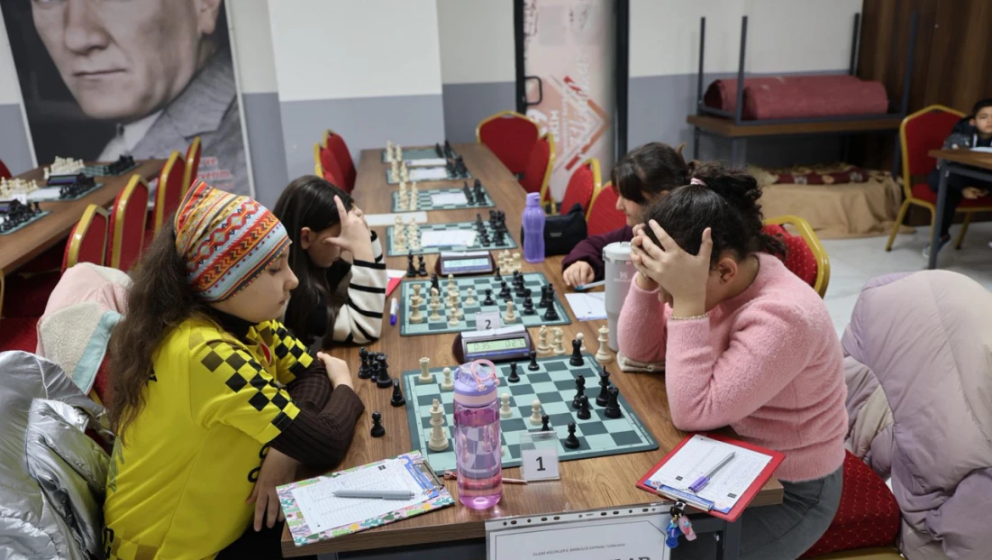 Elazığ Küçükler İl Birinciliği Satranç Turnuvası Tamamlandı