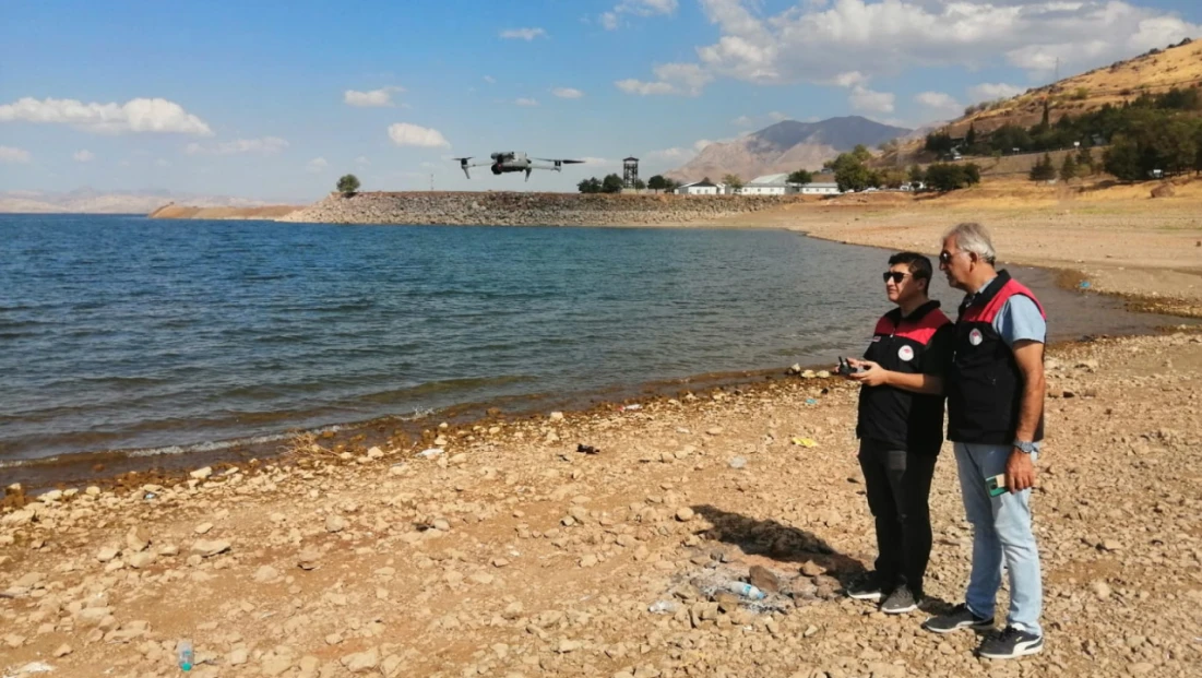 Keban Baraj Gölü’nde Drone ile Balıkçılık Denetimi