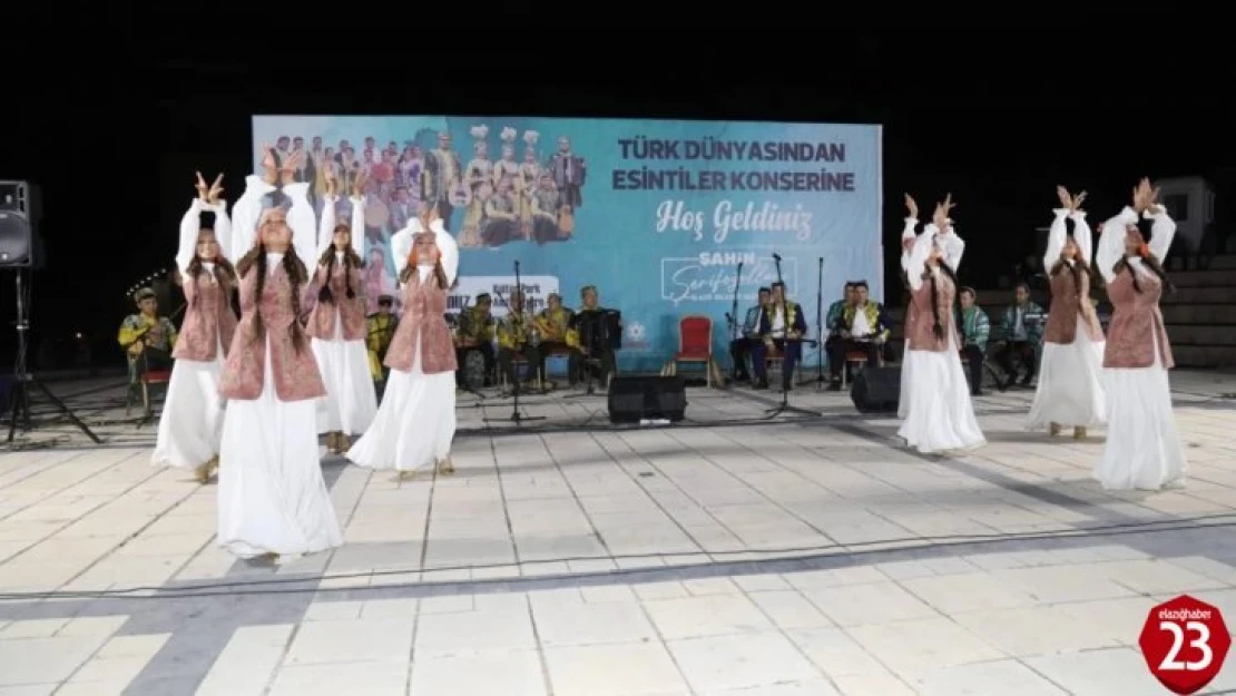 'Türk dünyasından esintiler' konserine Elazığlılar yoğun ilgi gösterdi