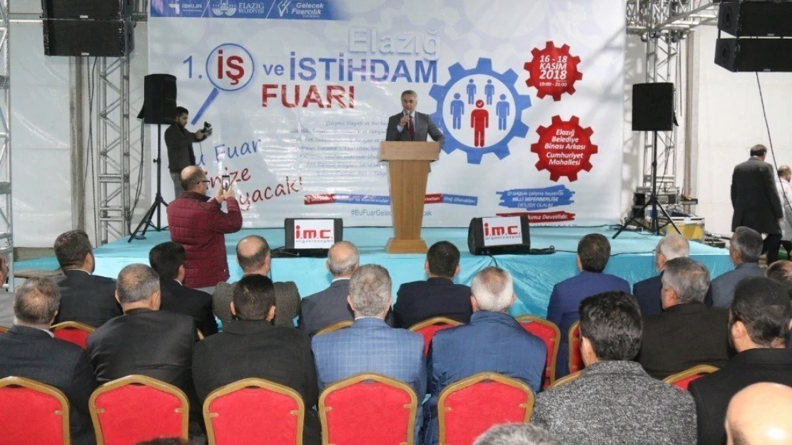 Elazığ'da İş ve İstihdam Fuarı Açıldı