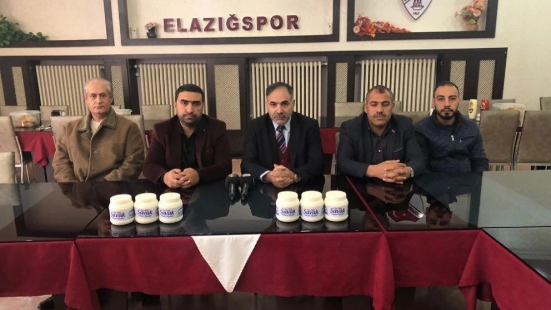 Elazığspor'a Peynir Desteği !