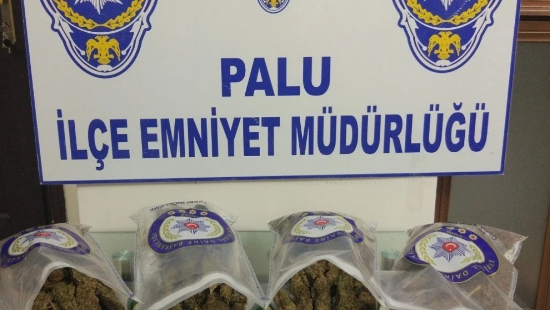 Palu'da 4 Kilo Esrarla Yakalanan 2 Şüpheli Tutuklandı