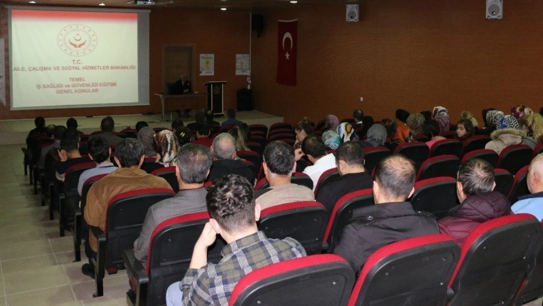 Elazığ'da İş Sağlığı ve Güvenliği Semineri Düzenlendi