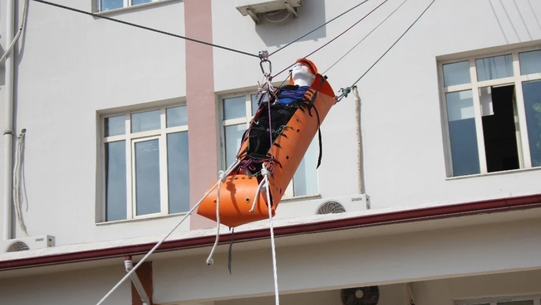 Elazığ'da Gerçeği Aratmayan Tatbikat