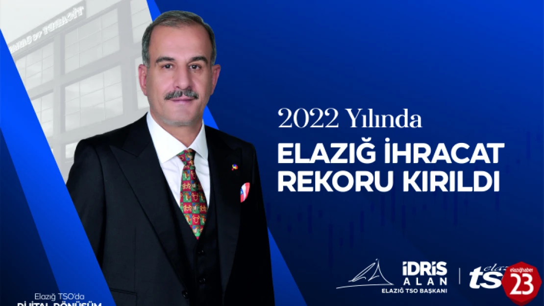 2022 Yılında Elazığ Tarihinin En Büyük İhracatı Gerçekleşti