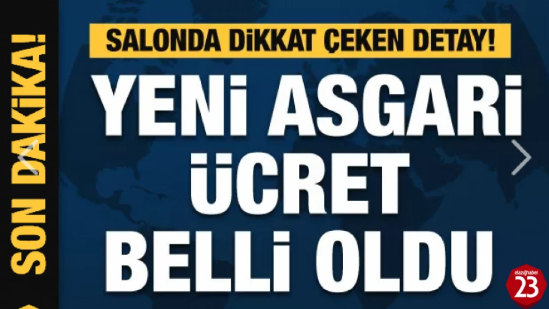 2023 Yılı Asgari Ücret 8 Bin 500 TL Oldu