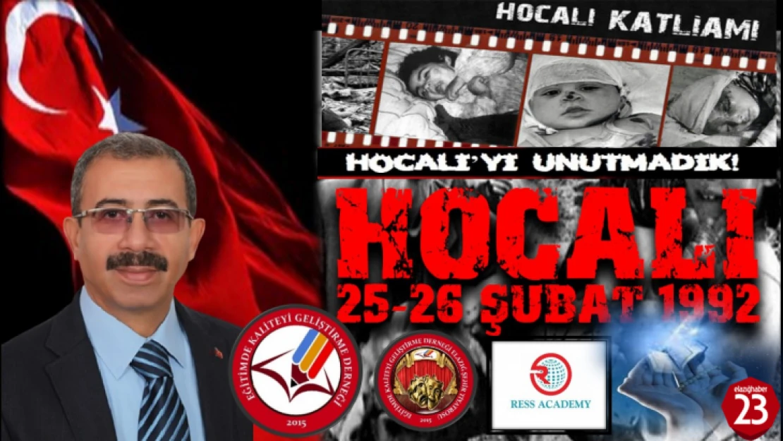 Başkan Akgün, Hocalı Soykırımını Unutmadık, Unutulamaz