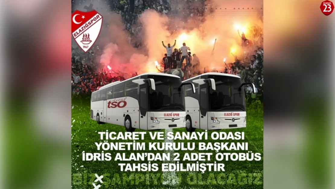 Başkan Alan, Elazığspor Maçı İçin 2 Otobüs Tahsis Etti