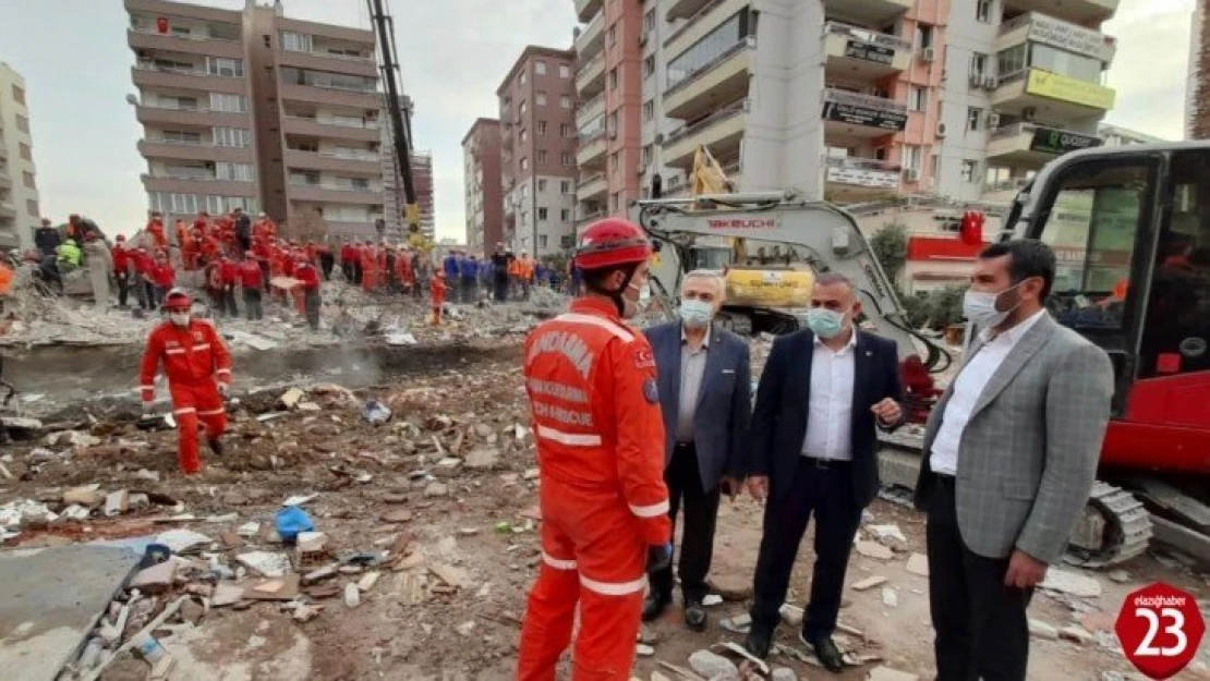 Başkan Şerifoğulları: 'Elazığ olarak tüm gücümüzle İzmirli kardeşlerimizin yanındayız'