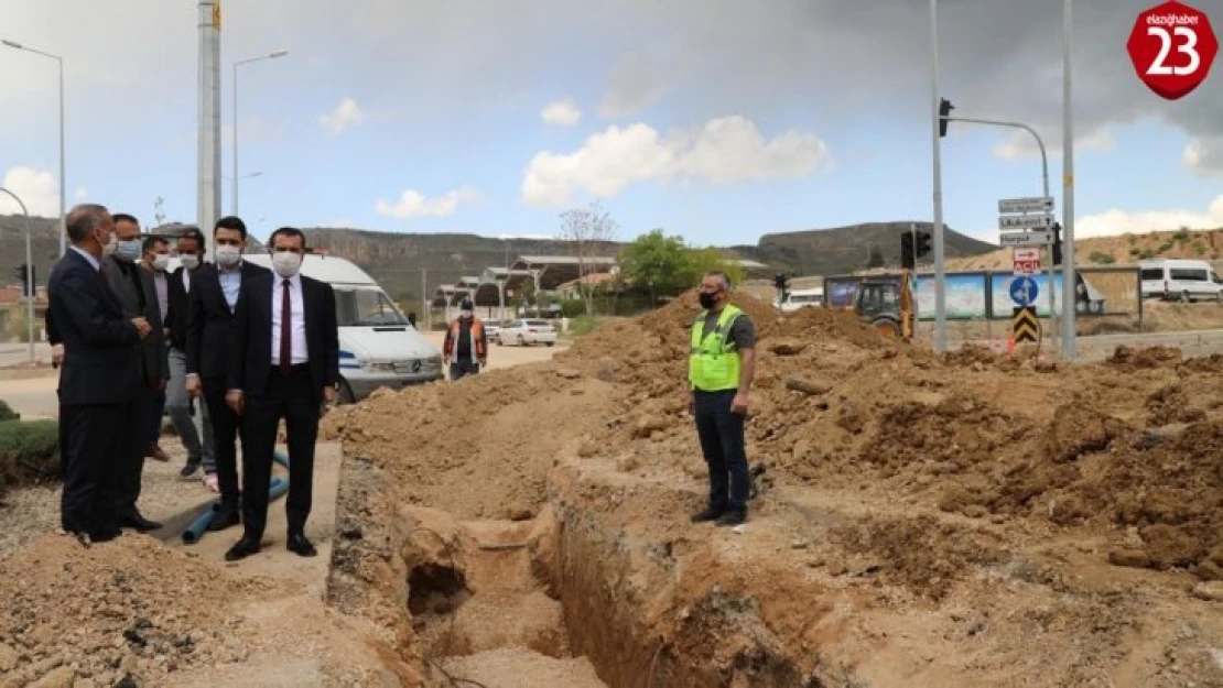 Başkan Şerifoğulları,'Güzel ve kaliteli içme suyunu halkımıza ulaştırmış olacağız'