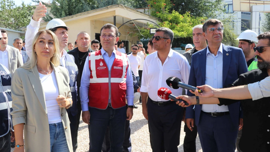 Ekrem İmamoğlu, Elazığ'da İstanbul Büyükşehir Belediyesinin Yaptırdığı Okulun İnşaatını İnceledi