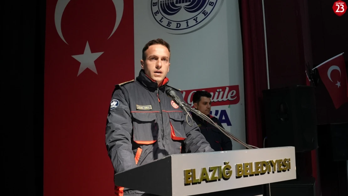 Elazığ Belediyesi İtfaiye Personeline 5 Günlük Uygulamalı Eğitim