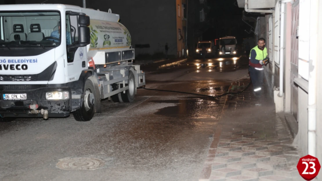 Elazığ Belediyesi'nden Şehir Genelinde Kapsamlı Temizlik