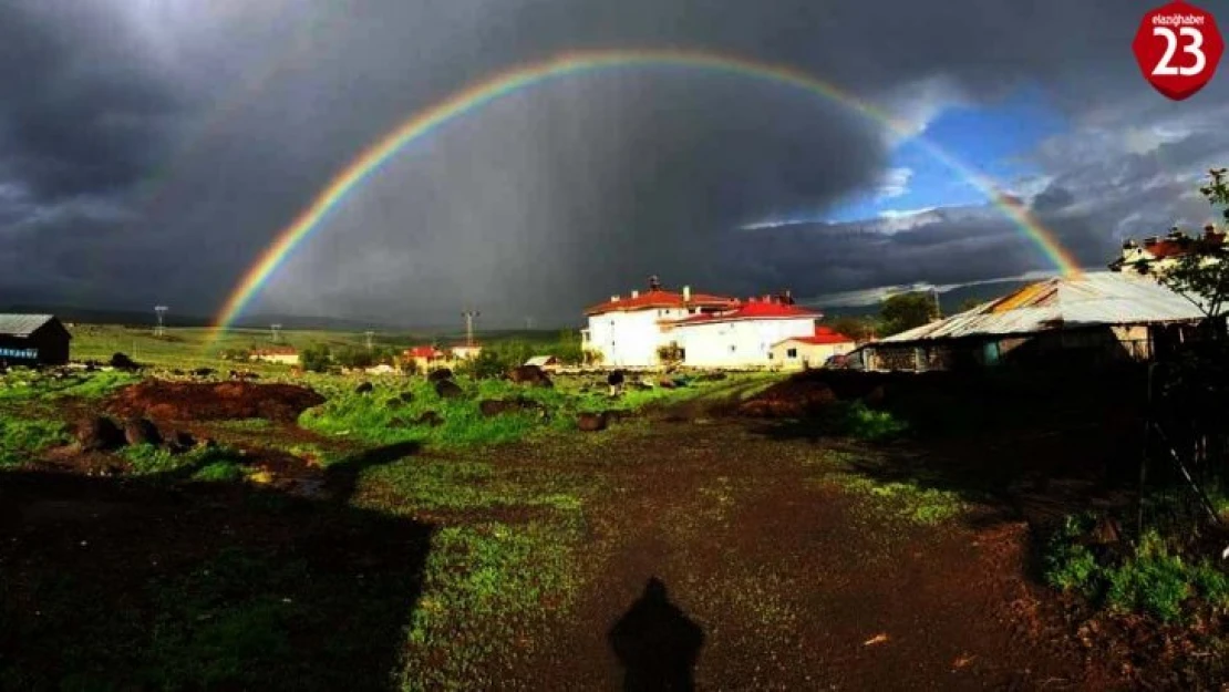 Elazığ'da  gökkuşağı şöleni