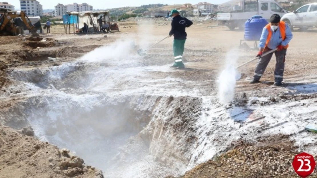 Elazığ'da  Hayvan Satış ve Kesim Yerleri Temizlendi