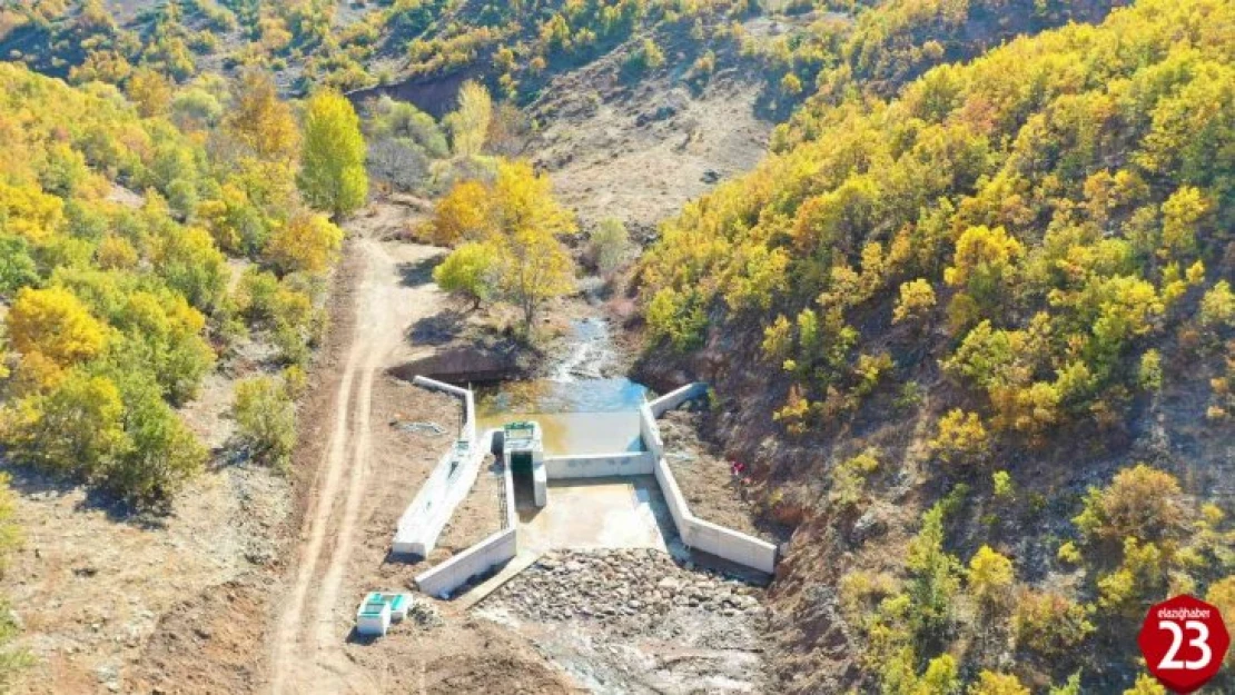 Elazığ'da  mikrohavza sulaması tamamlandı