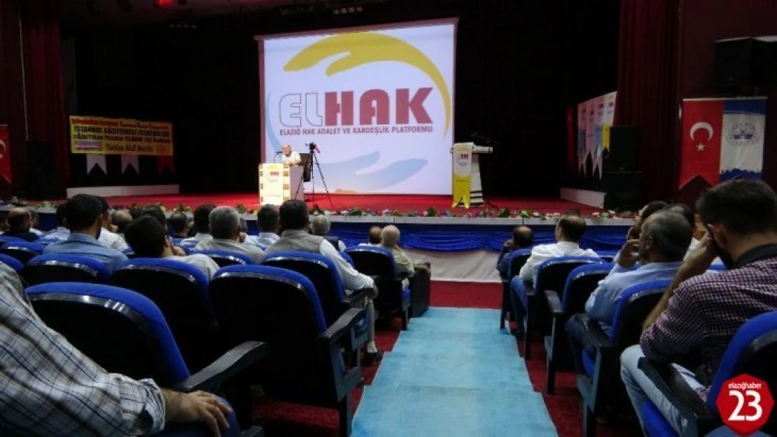 Elazığ'da, Önce Aile Konferansı