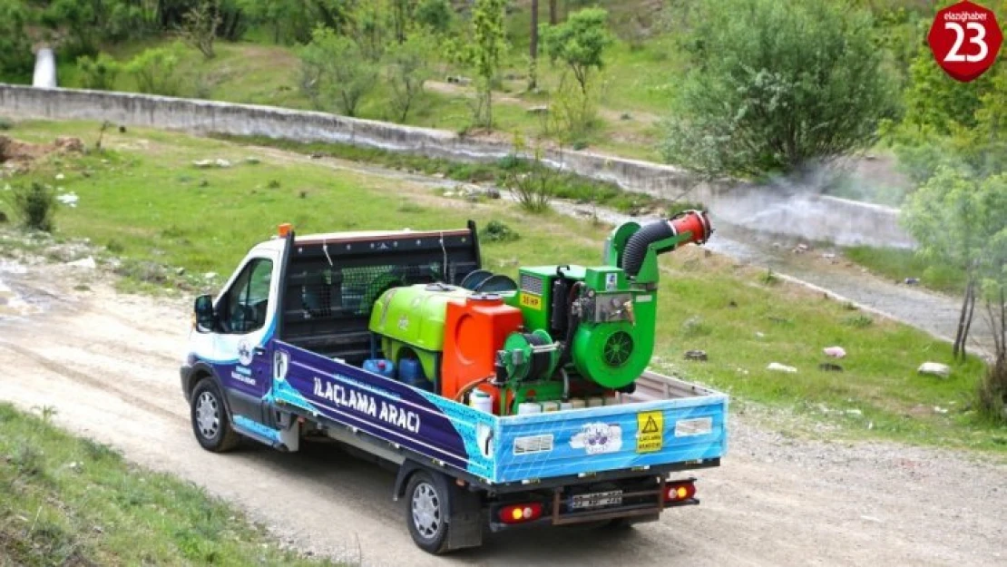 Elazığ'da 10 yeni araçla dezenfekte ve ilaçlama çalışması