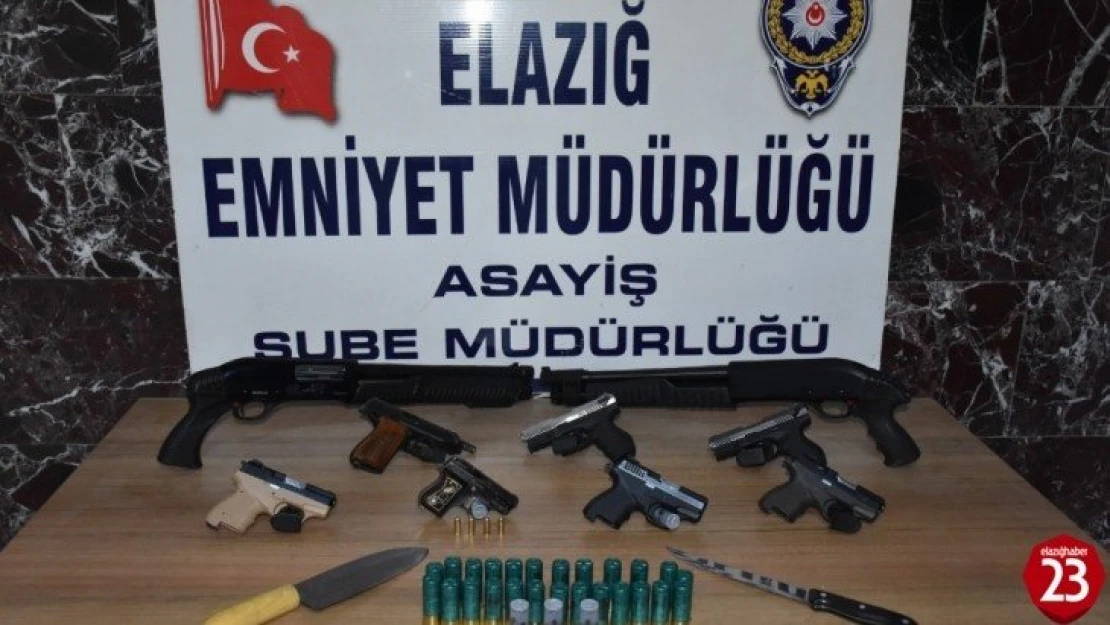 Elazığ'da 143'ü aranan 238 şahıs yakalandı, 61'i tutuklandı