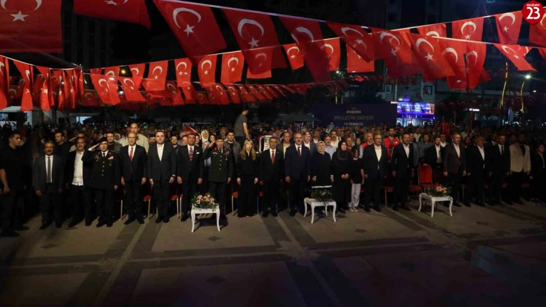 Elazığ'da 15 Temmuz etkinliklerle anıldı