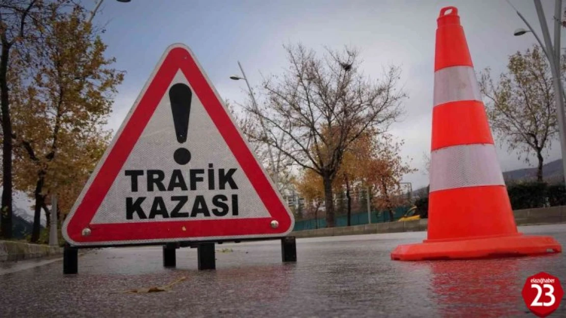 Elazığ'da 2 farklı trafik kazası: 2 yaralı