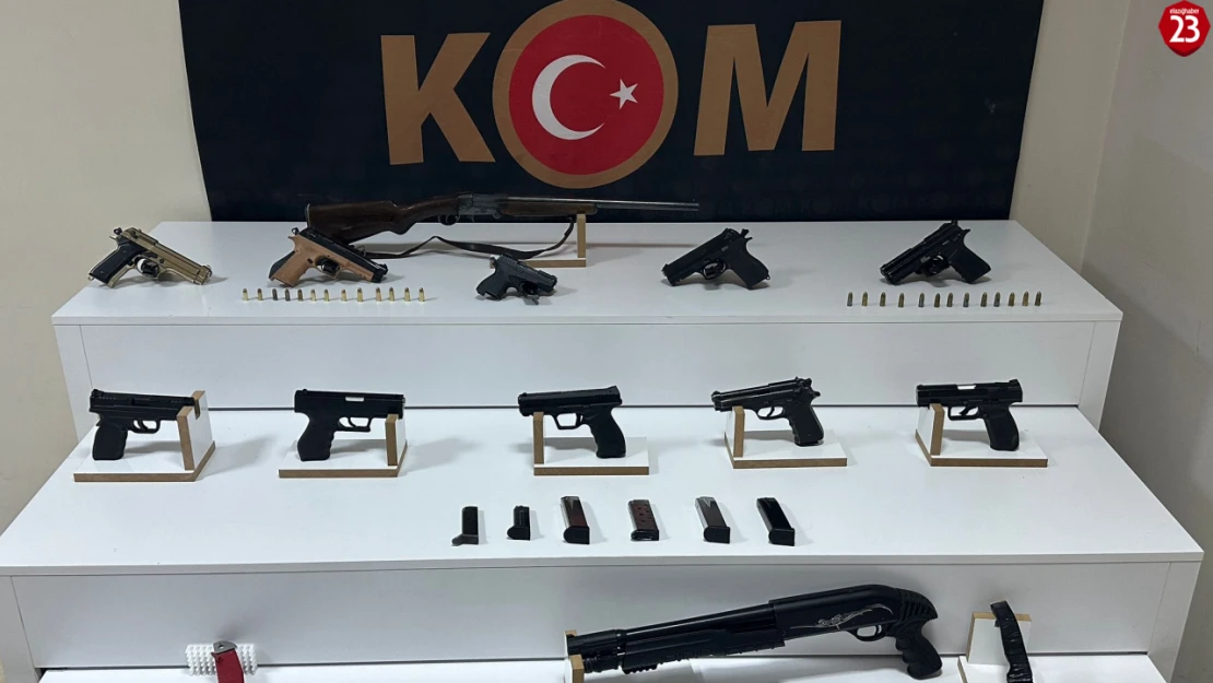 Elazığ'da 2 Suç Örgütü Çökertildi: 30 Gözaltı, Cephanelik Ele Geçti!