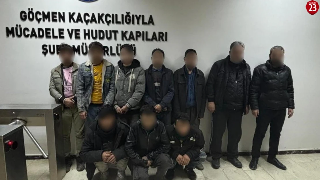 Elazığ'da Polis Ekiplerinden Kaçak Göçmen Operasyonu