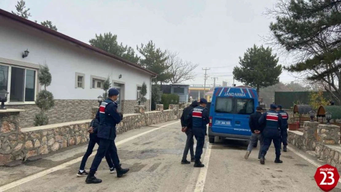 Elazığ'da 3 Hırsızlık Şüphelisi Tutuklandı