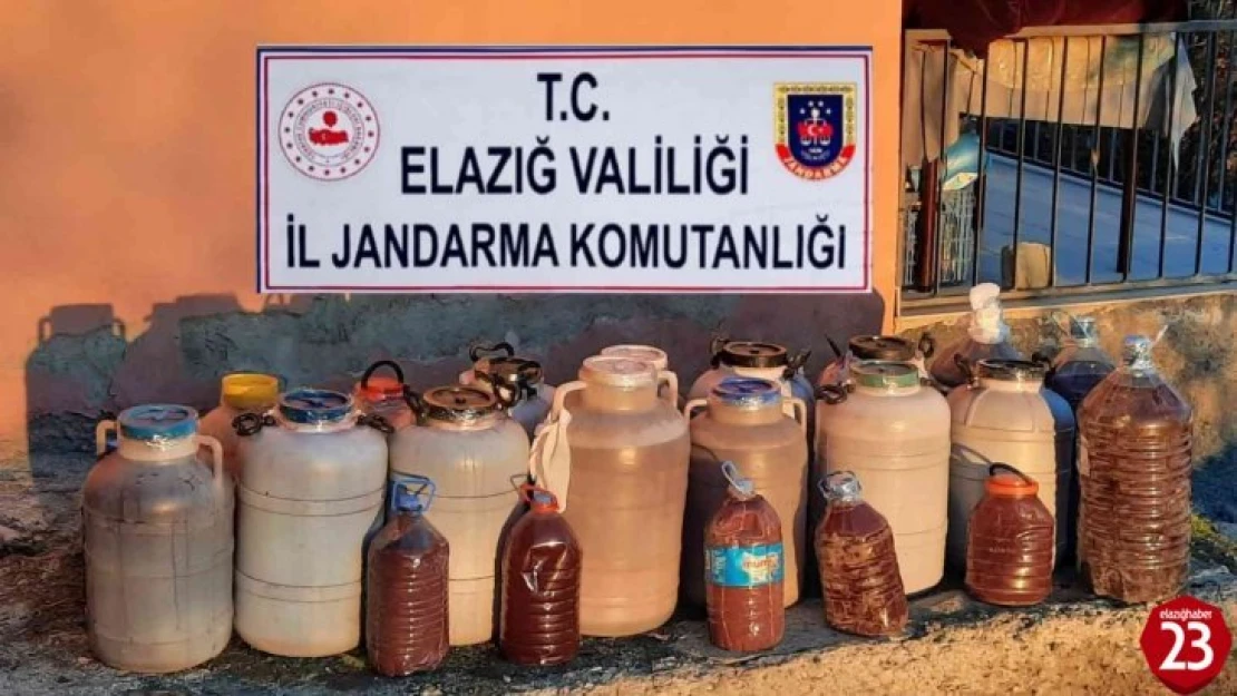 Elazığ'da Sahte İçki Operasyonu, 395 Litre Sahte İçki Ele Geçirildi