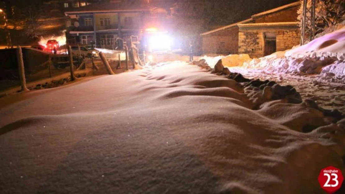 Elazığ'da 531 köy yolu kar nedeniyle ulaşıma kapandı