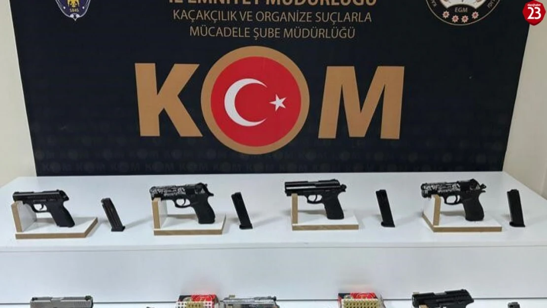 Polisin Operasyonları Sürüyor, 7 adet ruhsatsız silah ele geçirildi