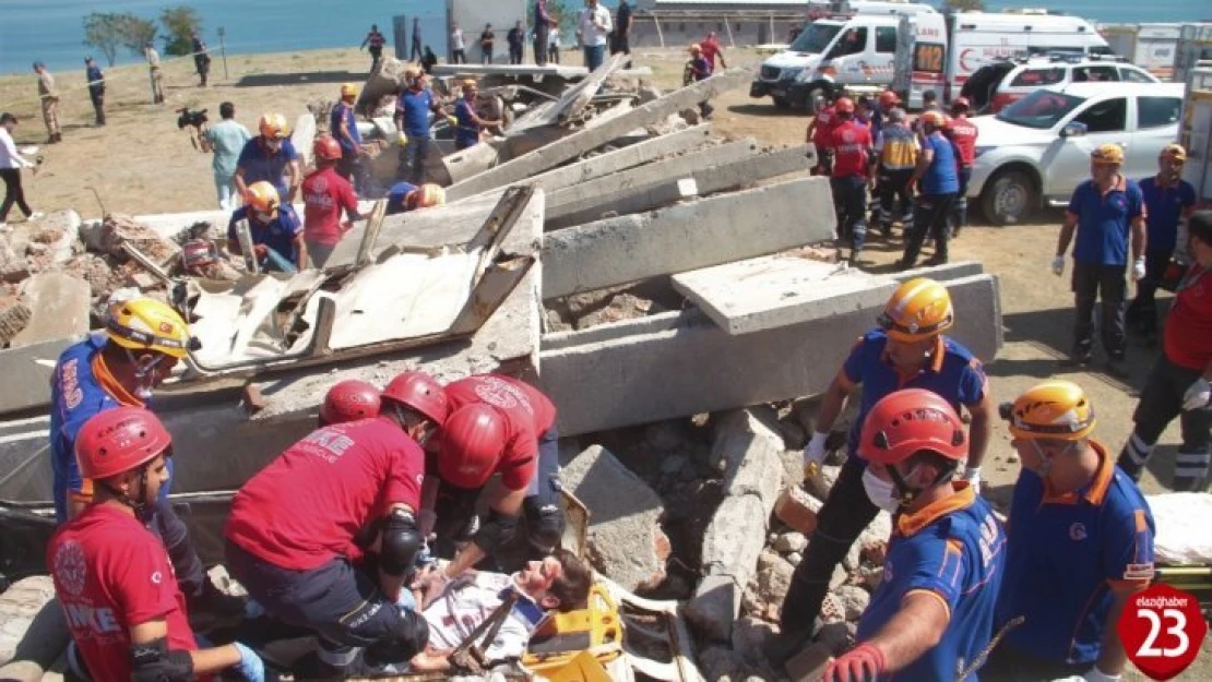 Elazığ'da 7 İlden 450 Personelin Katılımıyla Gerçeği Aratmayan Tatbikat