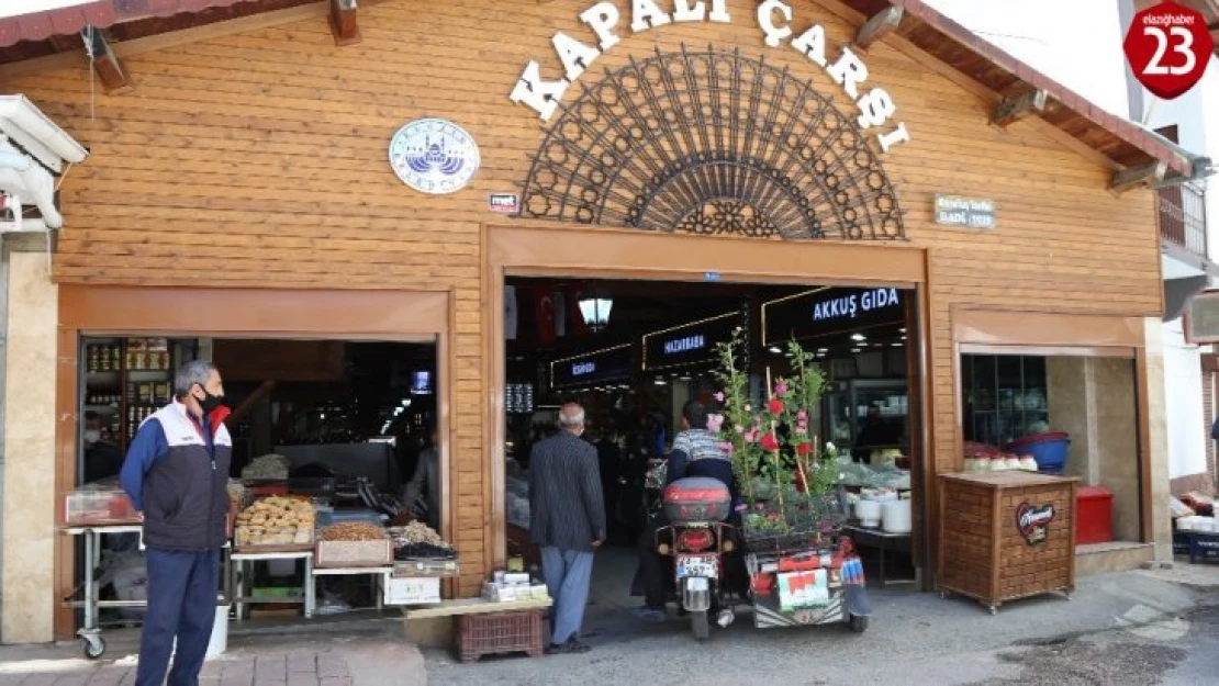 Elazığ'da 92 yıllık kapalı çarşı 44 gün sonra açıldı