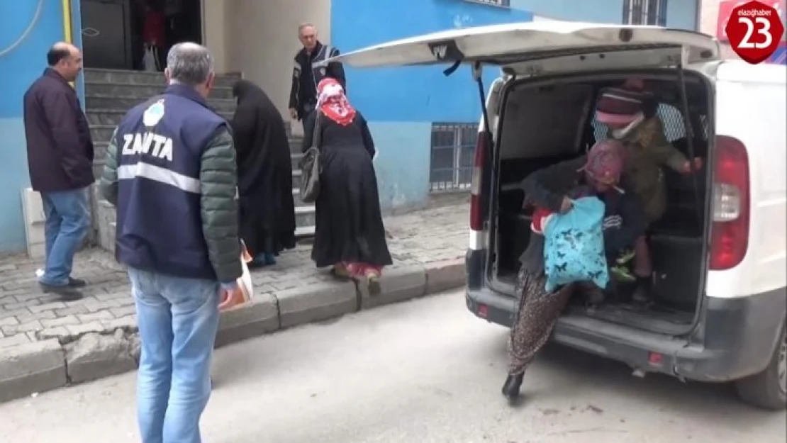 Elazığ'da 97 dilenciye 15 bin 708 lira ceza kesildi