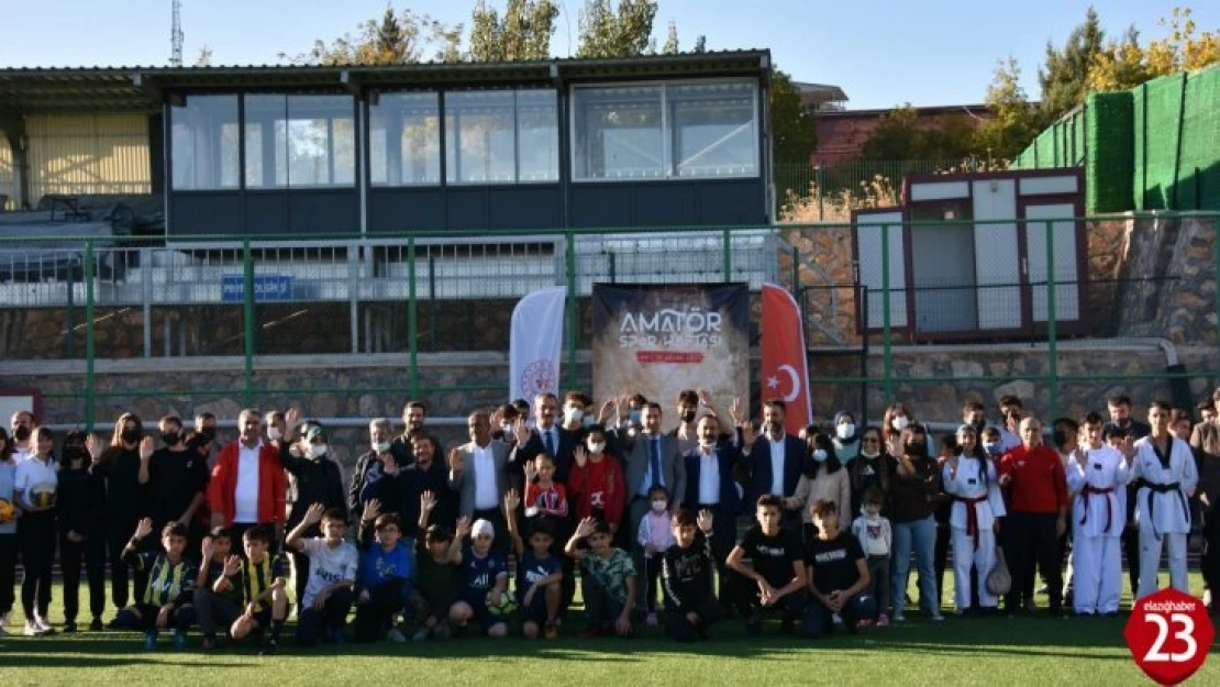 Elazığ'da Amatör Spor Haftası Etkinlikleri Başladı