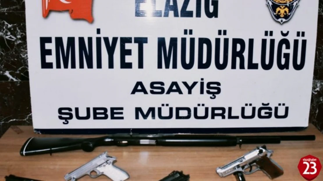 Elazığ'da aranan 92 şahıs yakalandı, 34'ü tutuklandı