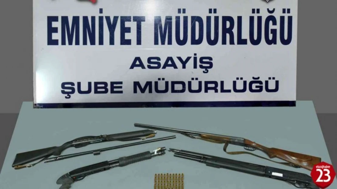 Elazığ'da asayiş uygulamalarında 171 şahıs yakalandı