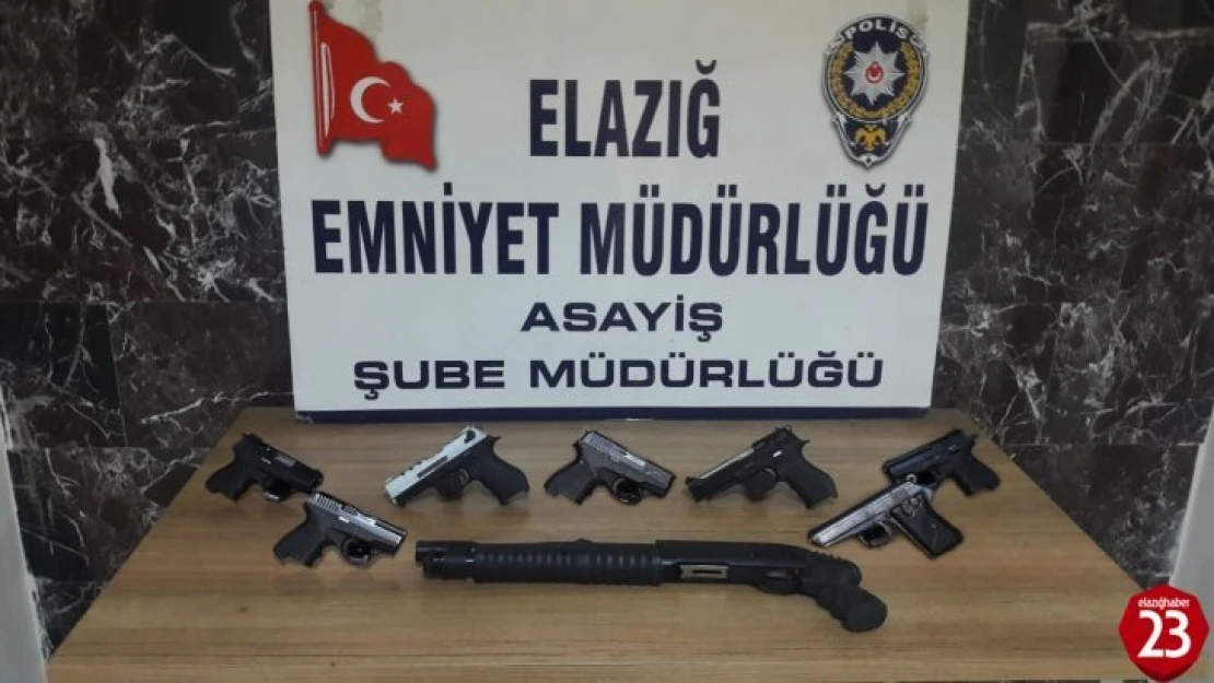 Elazığ'da asayiş ve şok uygulamalarla yakalanan 38 şüpheli tutuklandı