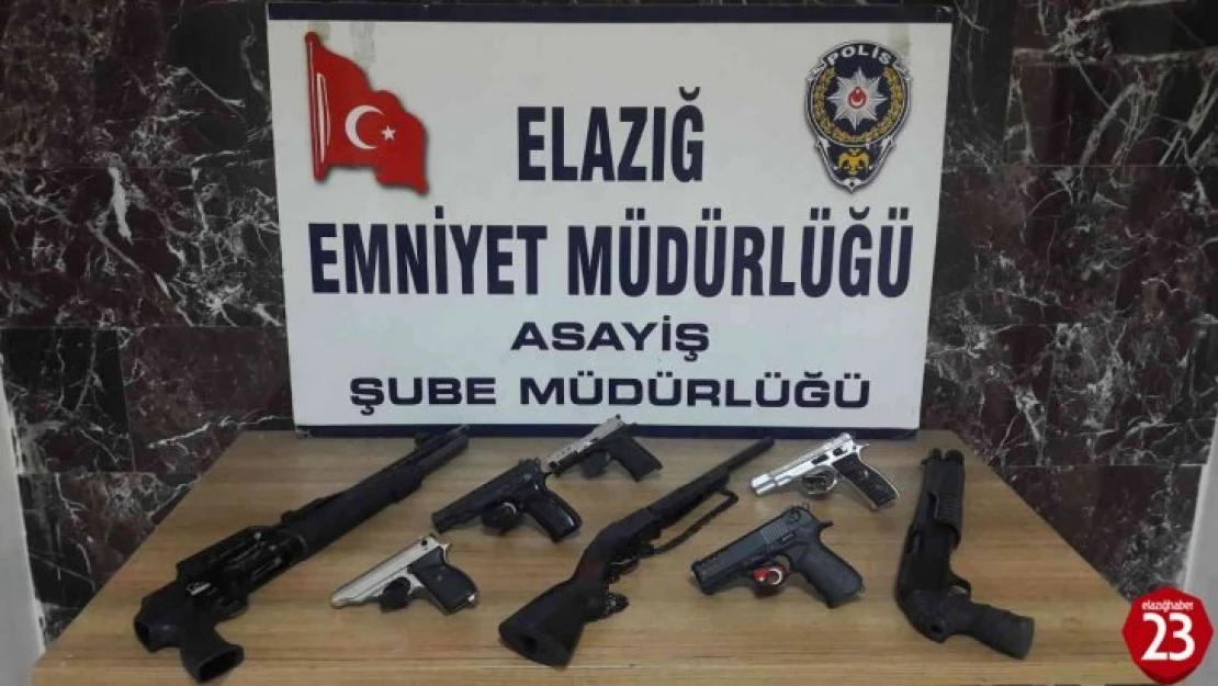 Elazığ'da asayiş ve şok uygulamalarında 103 şüpheli yakalandı