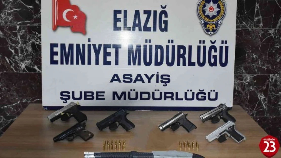 Elazığ'da asayiş ve şok uygulamalarında 83 kişi yakalandı