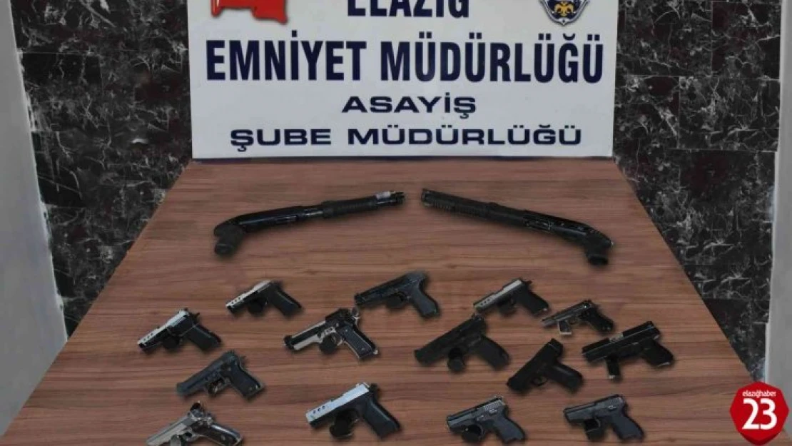 Elazığ'da asayiş ve şok uygulamaları: 124 kişi yakalandı