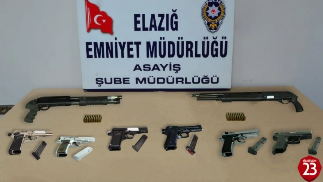 Elazığ'da asayiş ve şok uygulamalarında 126 kişi yakalandı