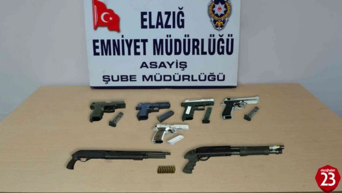 Elazığ'da asayiş ve şok uygulamalarında 128 şüpheli yakalandı