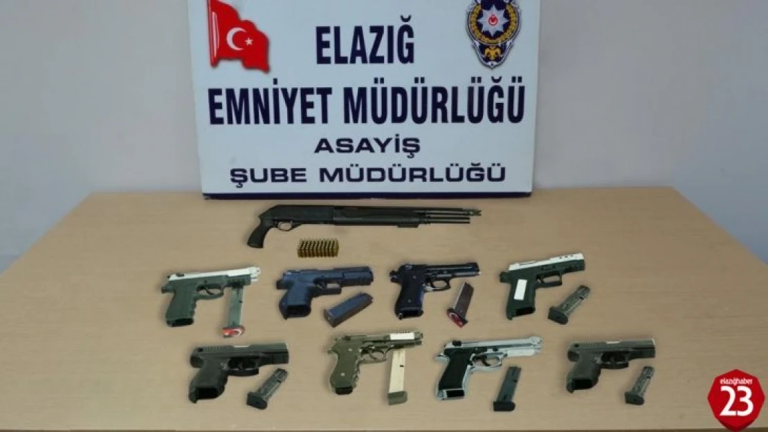 Elazığ'da asayiş ve şok uygulamalarında 114 şüpheli yakalandı