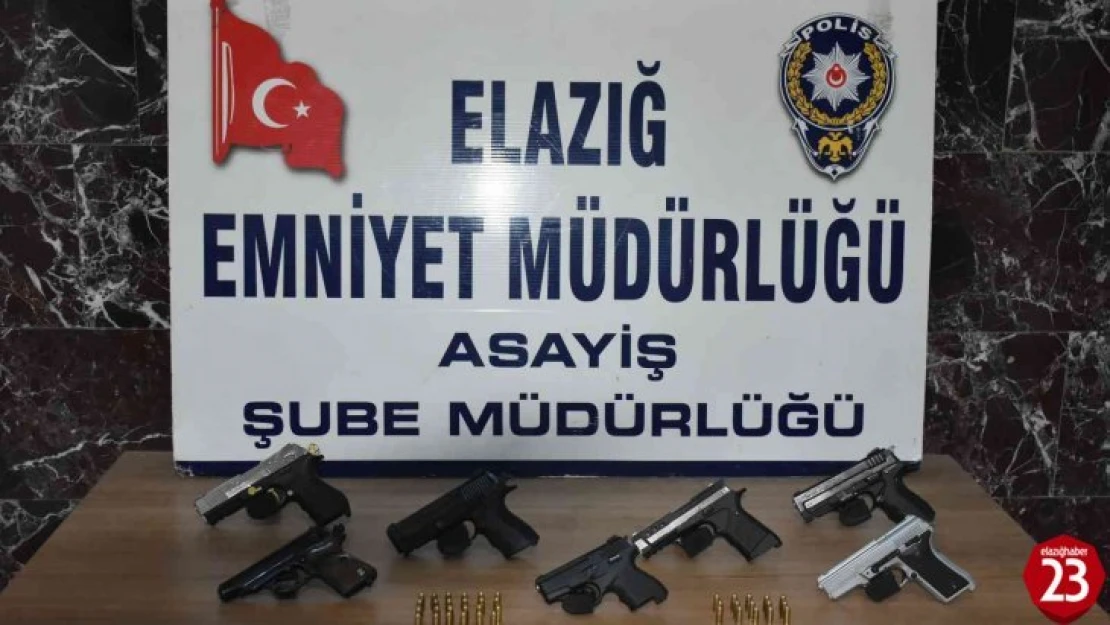 Elazığ'da asayiş ve şok uygulamalarında 117 şüpheli yakalandı