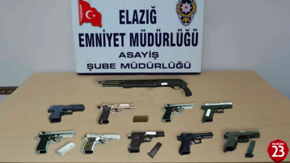 Elazığ'da asayiş ve şok uygulaması: 30 kişi tutuklandı